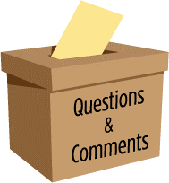 PHEP Questions and Comments Box