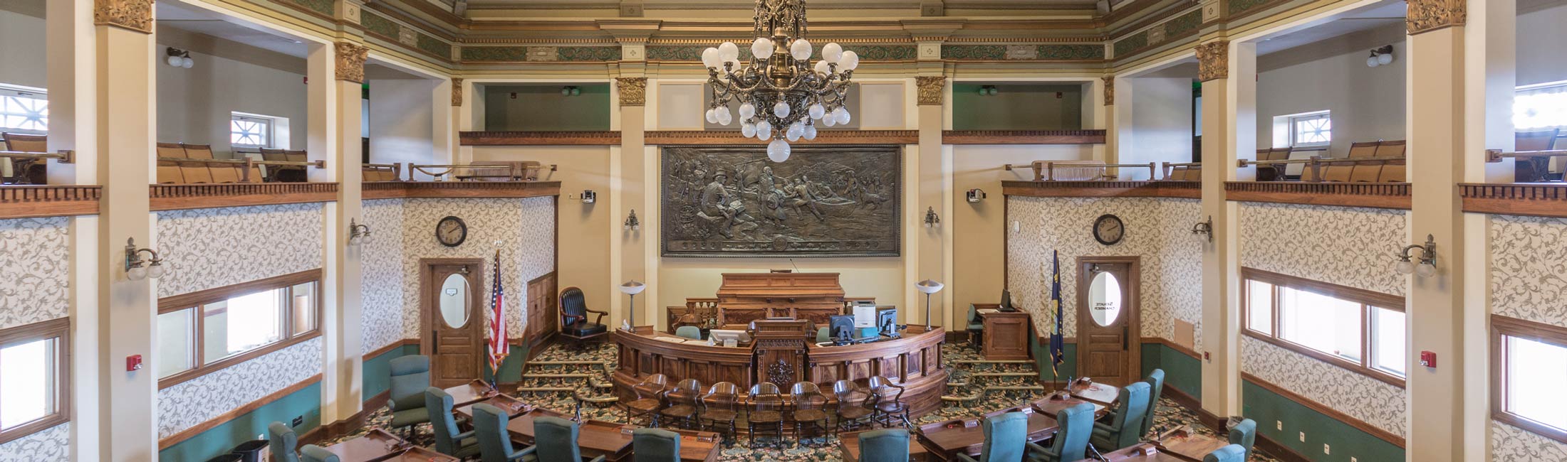 Montana State Capitol Senate room interior
