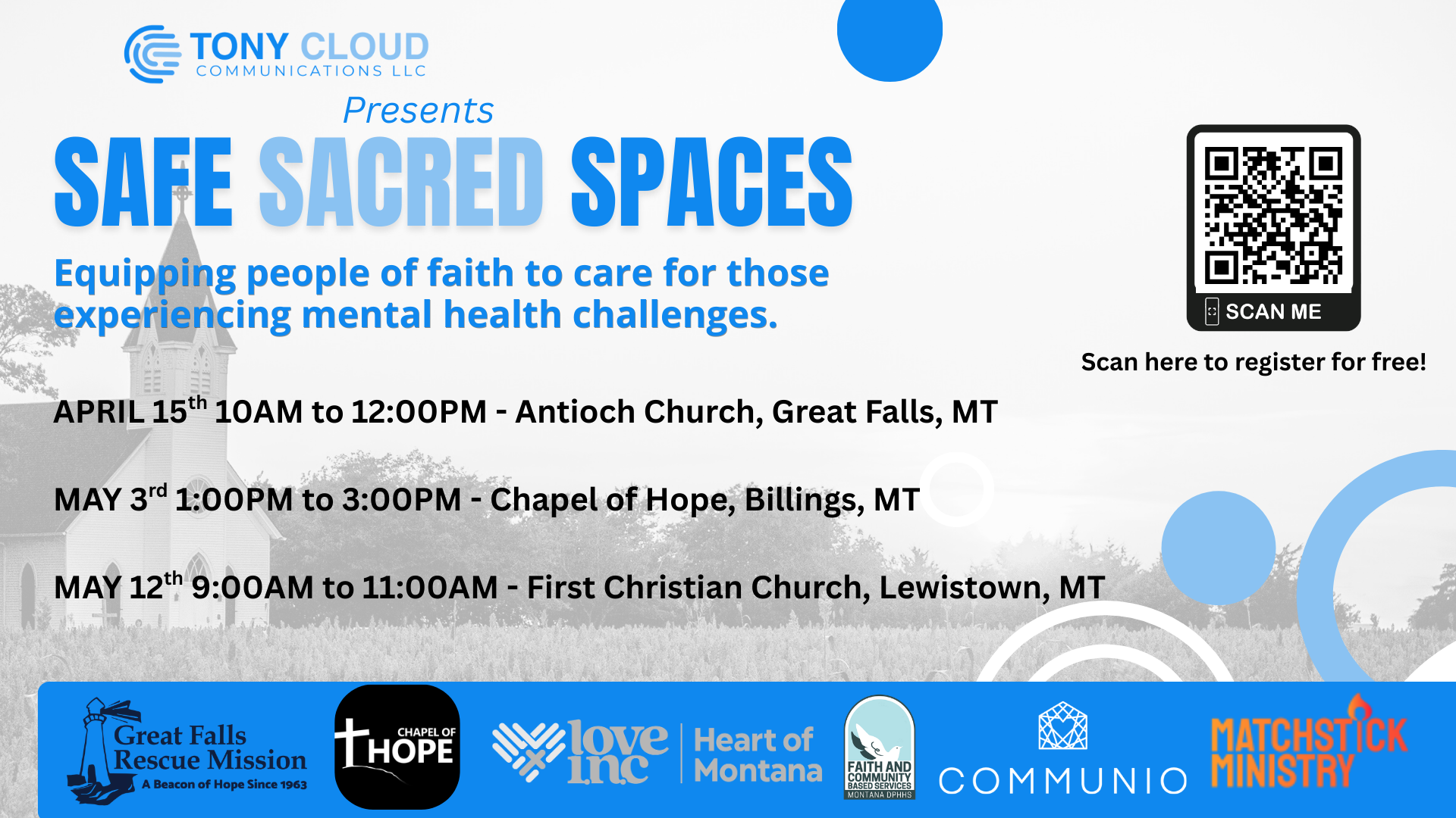 Safe Sacred Spaces flyer