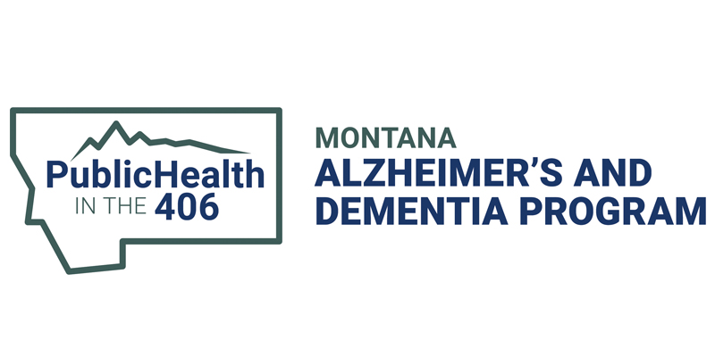 Health in the 406 and MT Alzheimer Dementia Program logos