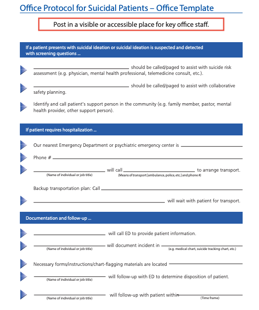 Office Protocol Template